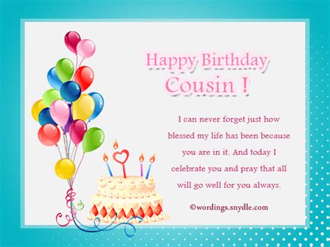 Birthday Wishes For Cousin Wordings And Messages