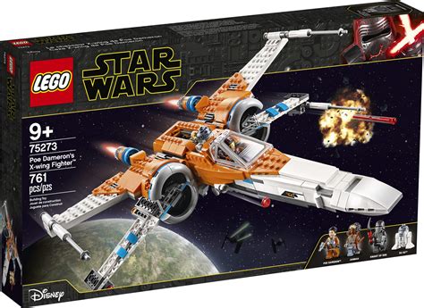 LEGO Star Wars Poe Dameron S X Wing Fighter 75273 Building Kit Cool