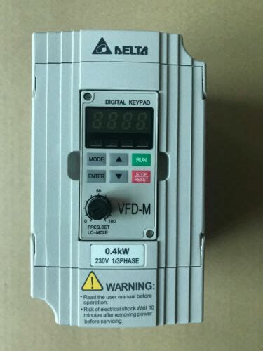 New In Box Delta VFD015M21A Frequency Converter 1 5KW 220V EBay