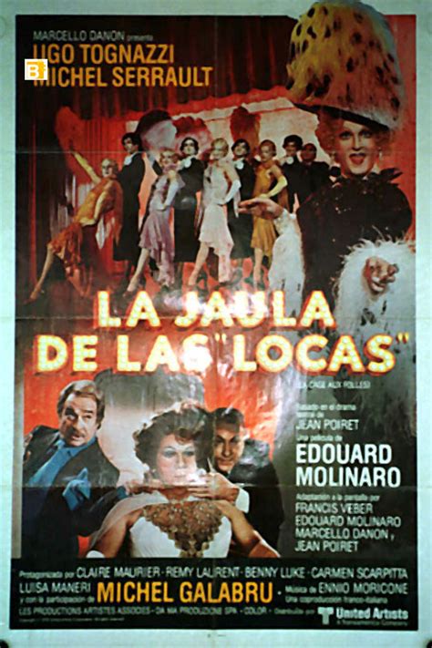 LA JAULA DE LAS LOCAS MOVIE POSTER LA CAGE AUX FOLLES MOVIE POSTER