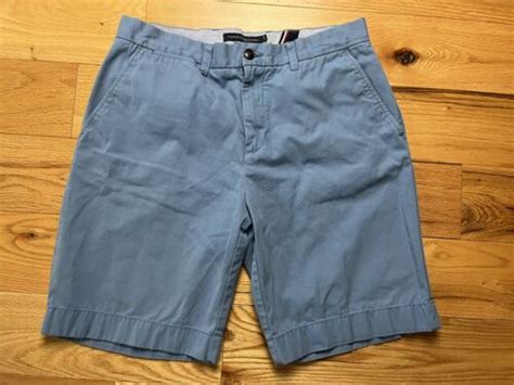 J Crew Mens Stanton Shorts Light Blue 35 X 10 1 2 Baird Mcnutt Irish