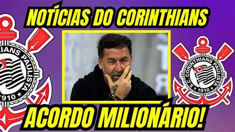 CORINTHIANS FECHA ACORDO PREFEITURA POR DÍVIDA MILIONÁRIA ÚLTIMAS