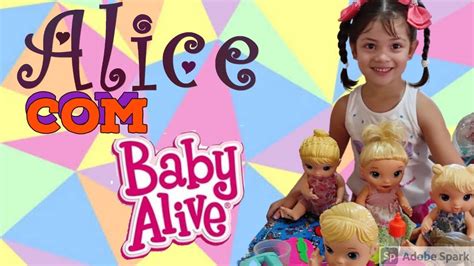 Alice Fazendo Papinha Para Suas Baby Alive YouTube