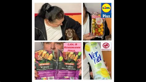 Lidl Food Haul Rossmann Haul Januar 2023 YouTube