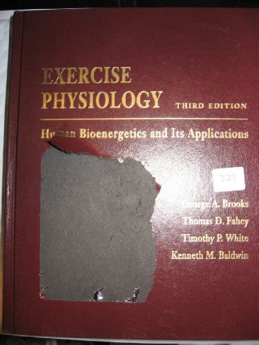 Exercise Physiology Human Bioenergetics by Brooks George - AbeBooks