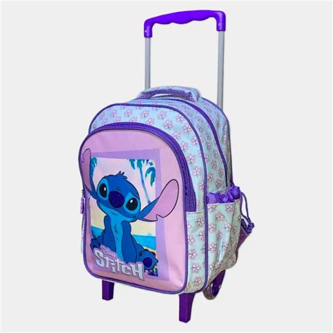 Mochila Trolley Disney Stitch Pré Escolar de 31cm SoTiny