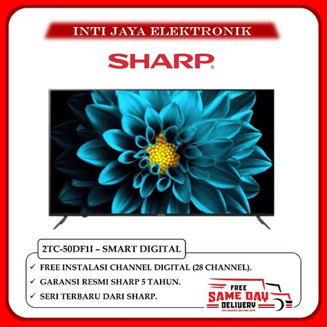 Jual TV SHARP 50 INCH SMART DIGITAL TV 2TC 50DF1I SHARP 50INCH 50DF