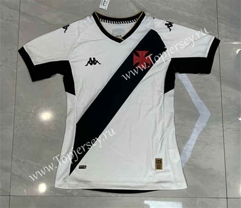 Cr Vasco Da Gama Away White Women Thailand Soccer Jersey Aaa