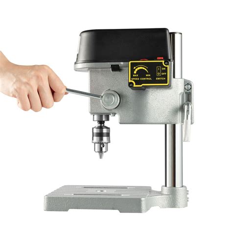 Portable Drill Press Electric Mini Drill Press Bench Small Benchtop