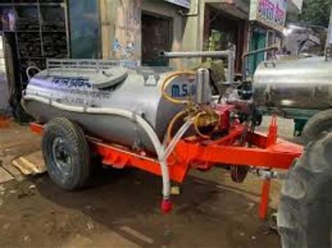 Mild Steel Tractor Spray Tanker For Farming 3000 L At Rs 165000 In