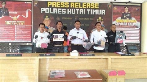 Polres Kutim Amankan Pria Yang Beraksi Di Delapan Lokasi Pencurian Di