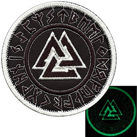 Buy Glow Dark Valknut Viking Norse Runic Heathen Pagan Odin God Rune