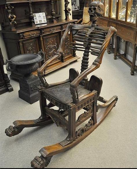 This Skeleton Rocking Chair Rdamnthatsinteresting