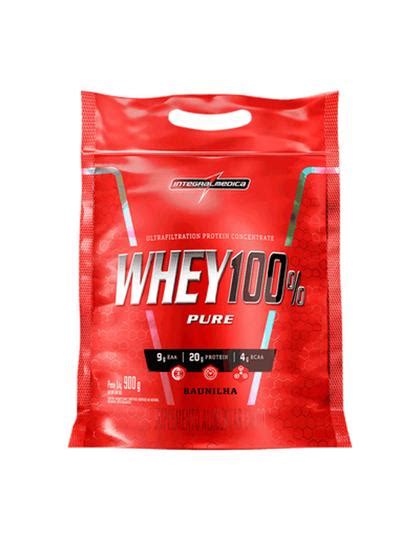 Whey 100 Pure Integralmedica 900g Coqueteleira Integralmédica