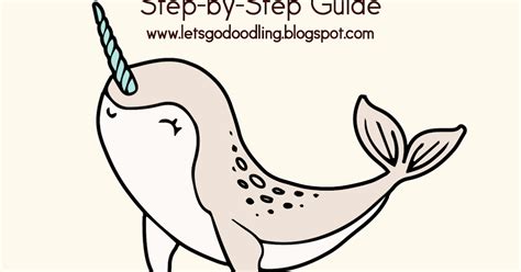 How To Draw Narwhal Easy Step By Step Drawing Tutorial