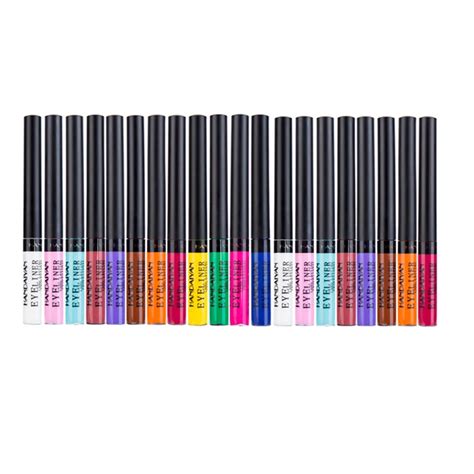 Handaiyan 12pcslot Matte Liquid Eyeliner Bright Color Waterproof Eye Liner Pencil Long Lasting