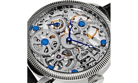 Akribos Xxiv Mechanical Skeleton Strap Akgp Groupon