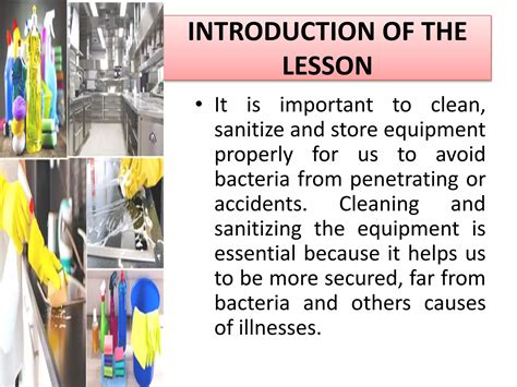 Cookery 9 1st Quarter Lo1 1 Identify The Chemicals To Be Utilized In