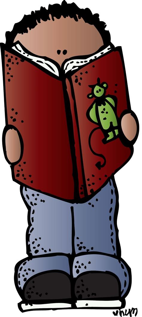 Melonheadz Reading Clip Art