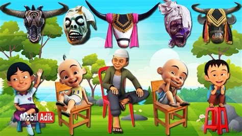 Upin Ipin Dan Kawan Kawan Bermain Bantengan Jawa Timur Dan Topeng