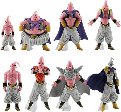 Amazon Majin Buu Figure 8PCS Kid Buu Actions Figure Goku Action