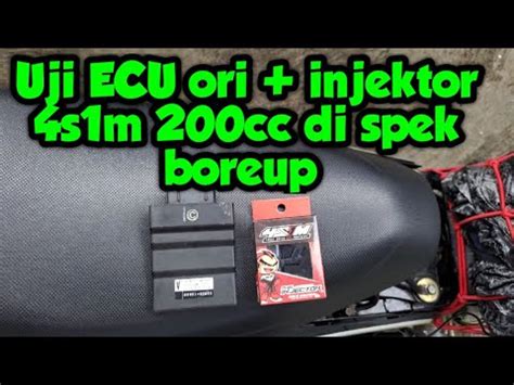 Uji Ecu Ori Injektor S M Di Suzuki Fu Fi Spek Boreup Mm Youtube