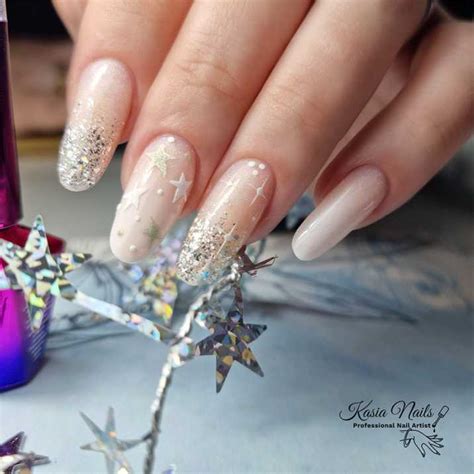Żel budujący do paznokci Porcelain Sparkle Gel Sticky Edition Laskovska Light Nude MollyLac 15 g