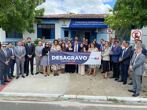 Advocacia sergipana realiza ato de desagravo público em delegacia de