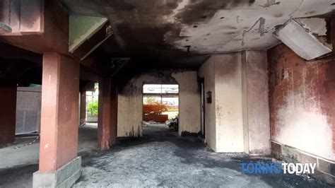 Venaria Via San Marchese Incendio Palazzina Atc Cantiere