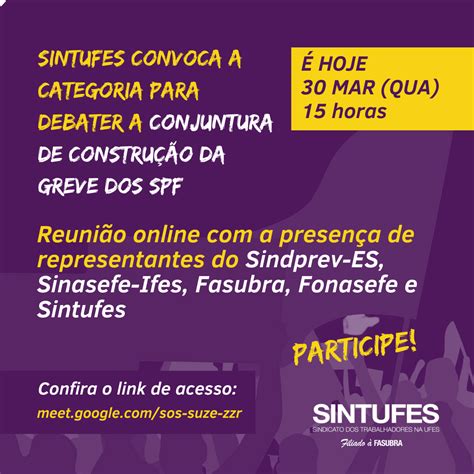 Sintufes convoca categoria para debater a conjuntura de construção de