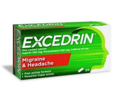 EXCEDRIN 250MG 250MG 65MG FC TABS Flatley S Pharmacy