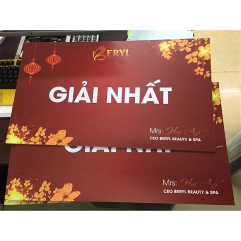 Giá In Bảng Trao Giải Thưởng In Màu Hà Nội Nguyên Bảo Corp