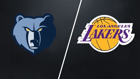 Memphis Grizzlies Vs Los Angeles Lakers January Lakers Vs