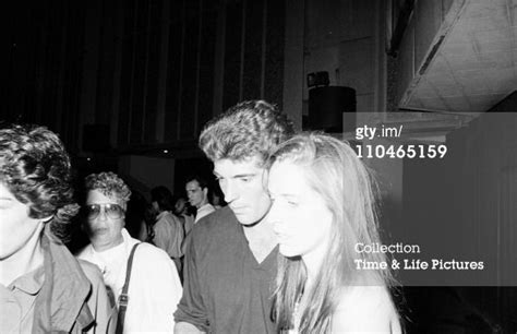 John F Kennedy Jr With His Girlfriend Actress Christina Haag