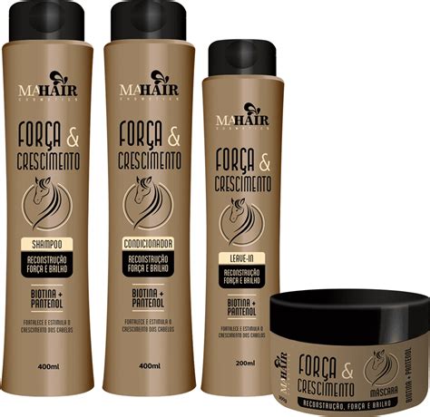 Kit Mahair Força e Crescimento Beleza na Web