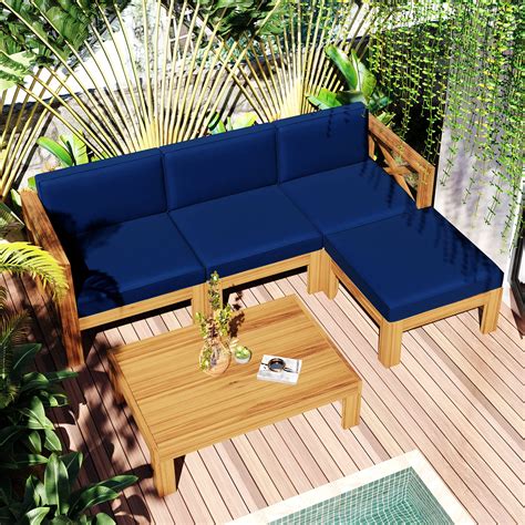 Outdoor Wooden Sofa