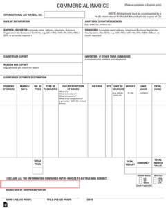 What Is Commercial Invoice Definition Sample