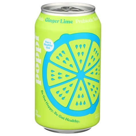 Poppi Prebiotic Soda Ginger Lime Fl Oz Delivery Or Pickup Near Me