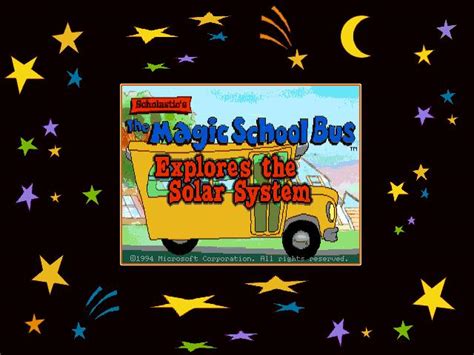 Scholastics The Magic School Bus Explores The Solar System Images