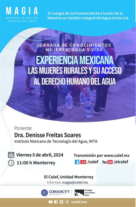 Jornada De Conocimientos Mujeres Agua Y Vida Experiencia Mexicana