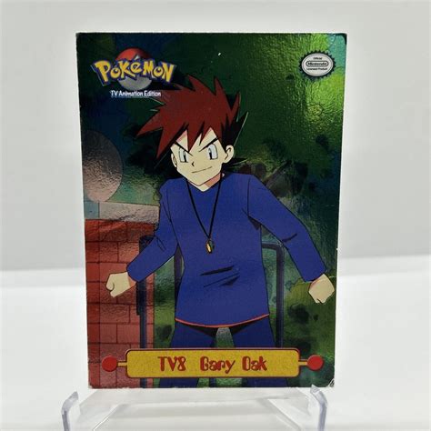 Topps Pokemon Tv Animation Series Tv Gary Oak Foil Values Mavin