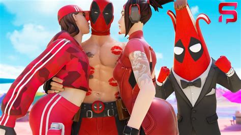 Girls Cant Stop Kissing Deadpool Fortnite Film Youtube