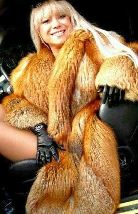 Miss Larissa In Red Fox Fox Fur Coat Fur Coat Fur Fashion