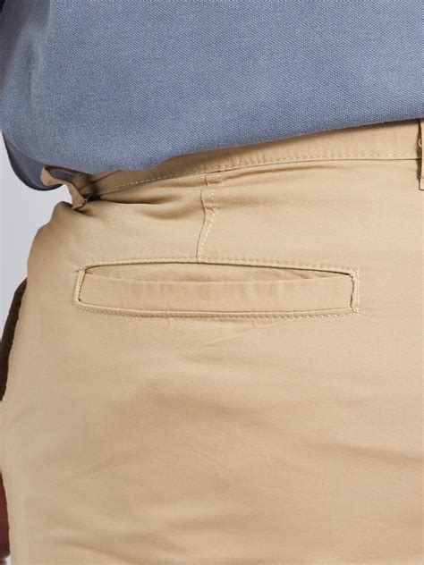 Bermudas Tipo Chino De Sarga Beige Kiabi