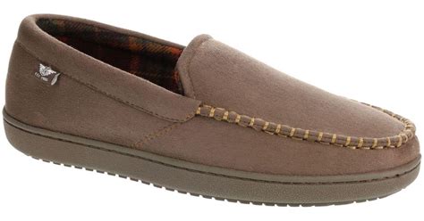 Dockers Micro Suede Venetian Moc Slip On Slippers In Brown For Men Lyst