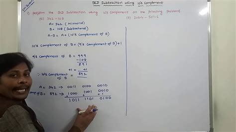 PART 1 BCD SUBTRACTION USING 10 S COMPLEMENT BCD SUBTRACTION BCD