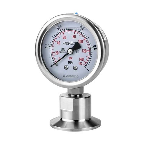 Hygienic Clamp Mounted Diaphragm Seal Pressure Gauge