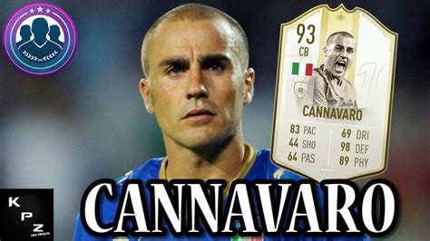 Dme Sbc Icon Cannavaro Ídolo Momentos Mais Barato Fifa 19 Youtube