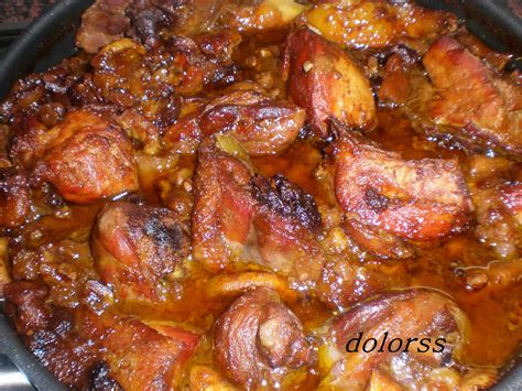 Blog De Cuina De La Dolorss Pollo De Corral A La Cazuela Con Frutas