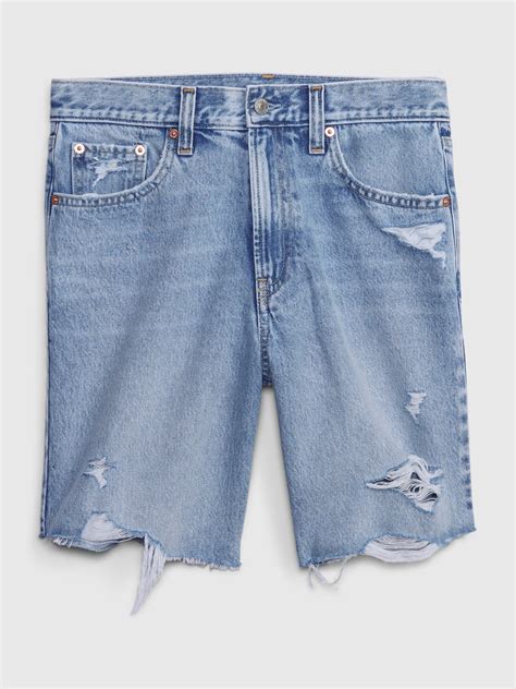 8 Mid Rise 90s Loose Denim Bermuda Shorts Gap